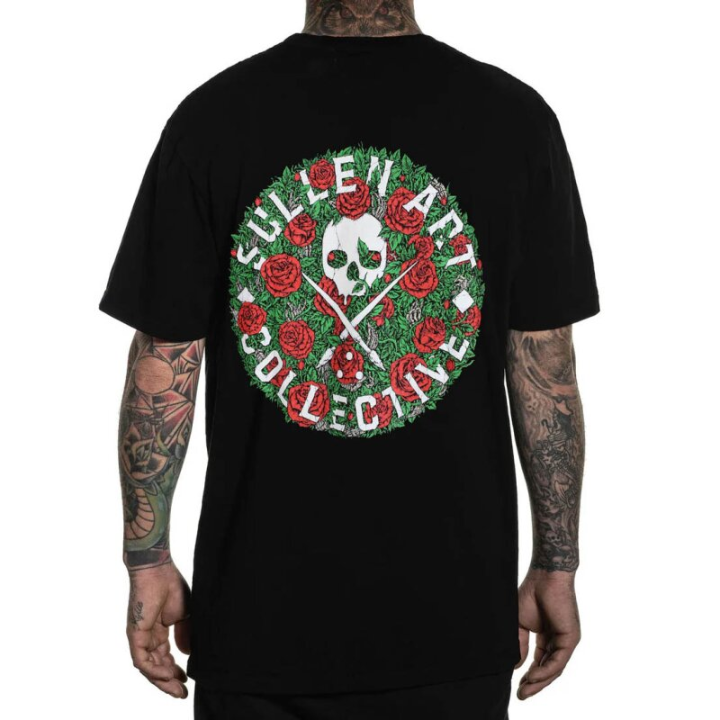 S/S ROSES AND BONES - BLK